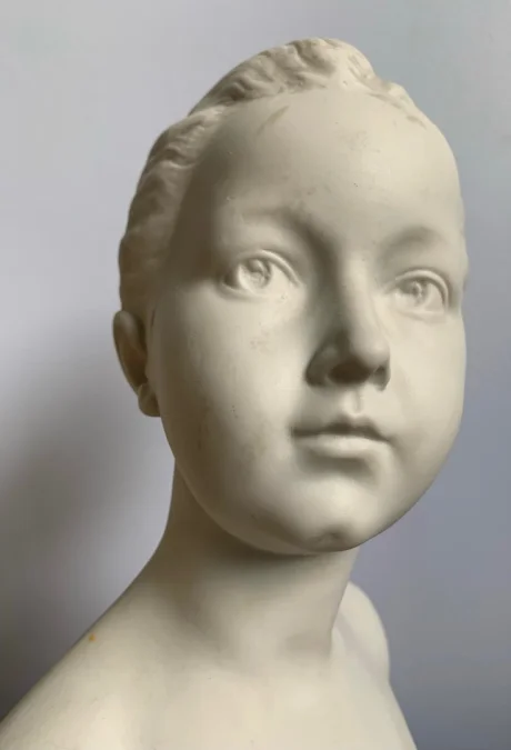 BUSTO DE PORCELANA firmado HOUDON