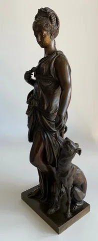 Diane Chasseresse , Bronze Signé Paul Duboy