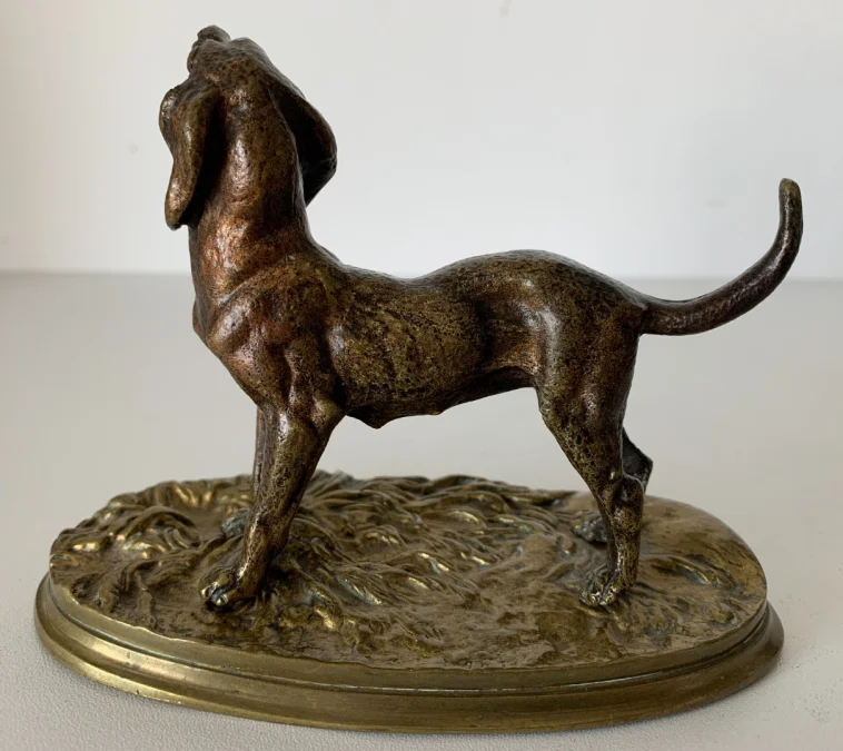 PAAR BRONZEN HONDEN
