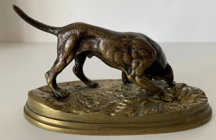 PAAR BRONZEN HONDEN