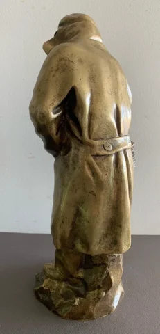 Le Cueilleur De Pomme , Sujet En Bronze