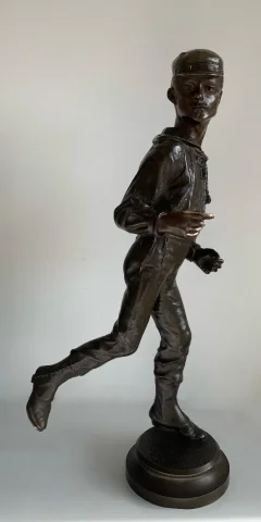 Le dandy , sculpture en bronze