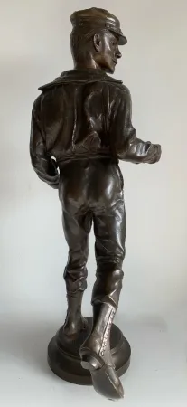 Le dandy , sculpture en bronze