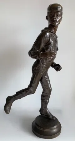 Le dandy , sculpture en bronze