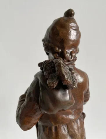 Le Petit Ramoneur , Sculpture En Bronze