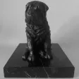 Sujet En Bronze Représentant Un Sharpei