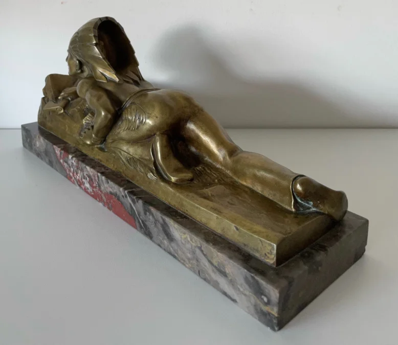 BRONZE INDIAN signed GUIDO
