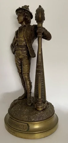 BRONZE SCULPTURE signed C. ANFRIE