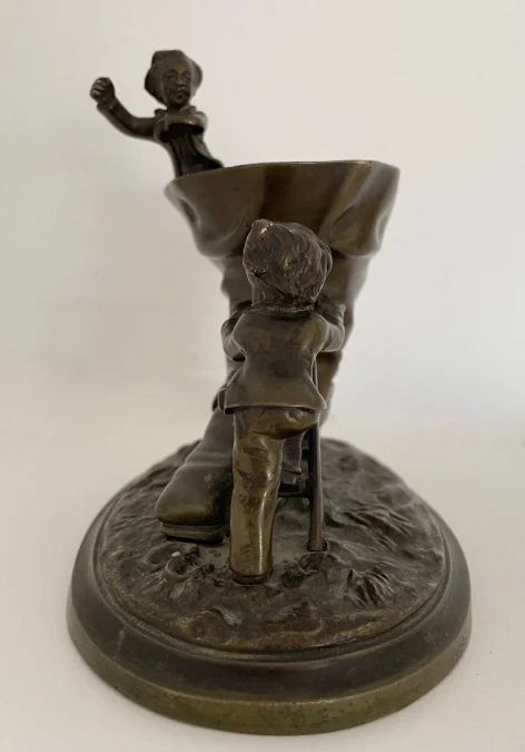 Botte De Sept Lieu , Sujet En Bronze