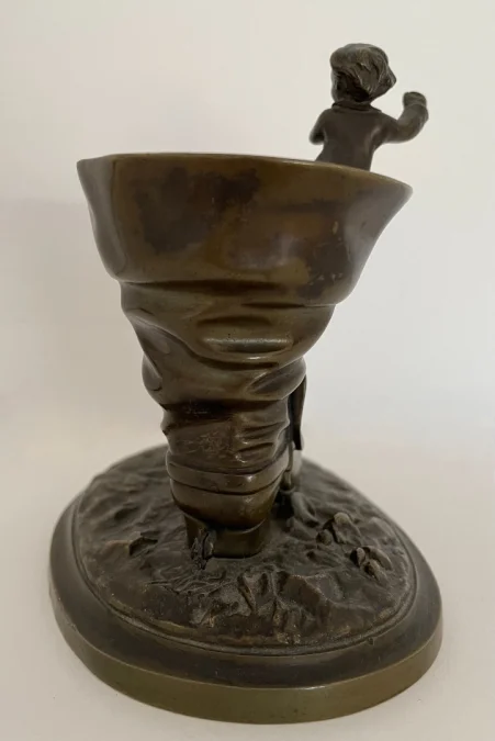Botte De Sept Lieu , Sujet En Bronze