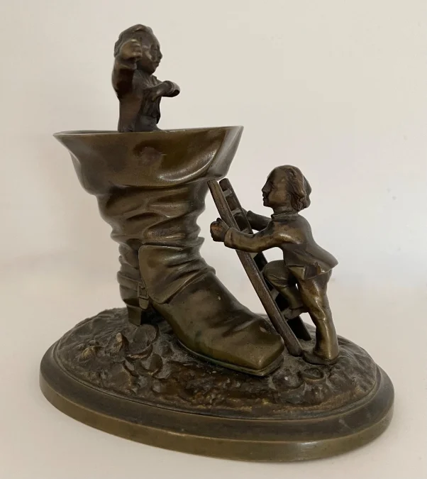 Botte De Sept Lieu , Sujet En Bronze
