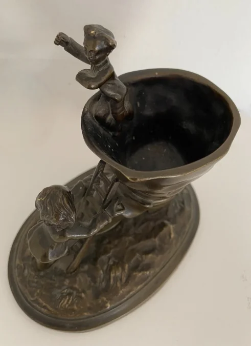 Botte De Sept Lieu , Sujet En Bronze
