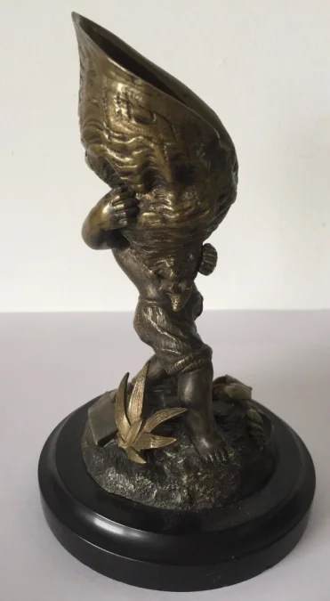 L Enfant Et Le Coquillage , Sujet En Bronze