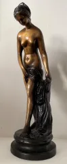 Allégorie Venus Au Bain , Sujet En Bronze