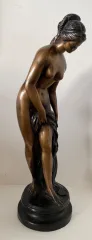 Allégorie Venus Au Bain , Sujet En Bronze