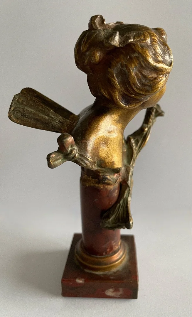 SPELTER BUST サイン ファブルイユ