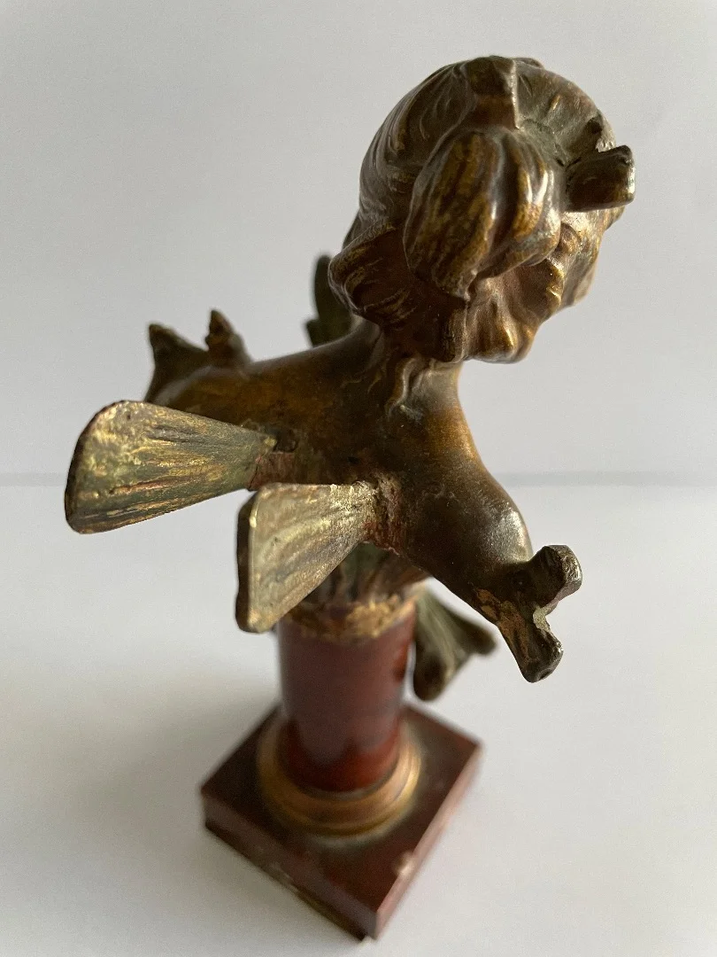 SPELTER BUST サイン ファブルイユ