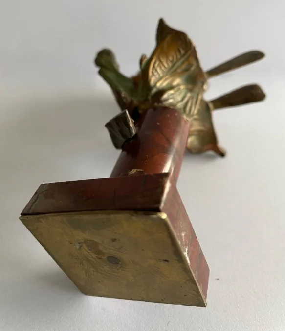 SPELTER BÜSTE signiert FABREUIL
