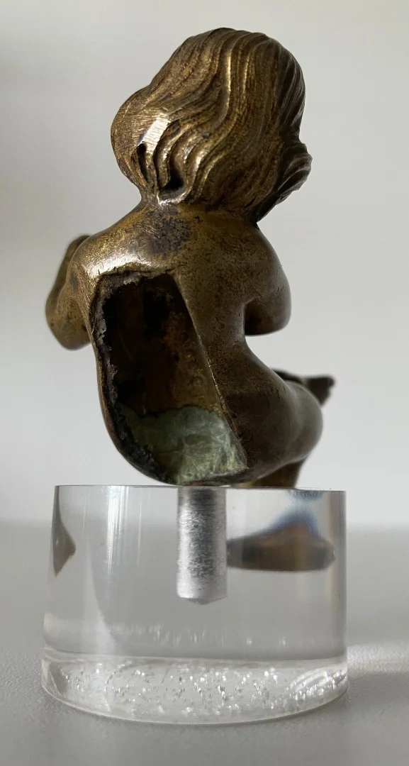 Le Chérubin écrivain , Sujet En Bronze