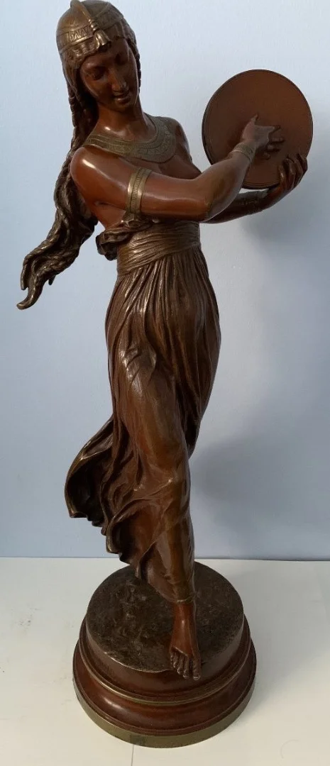 BRONZESTATUETTE signiert BOURGEOIS