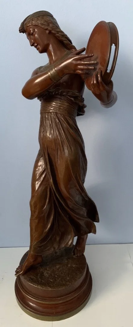 BRONZESTATUETTE signiert BOURGEOIS