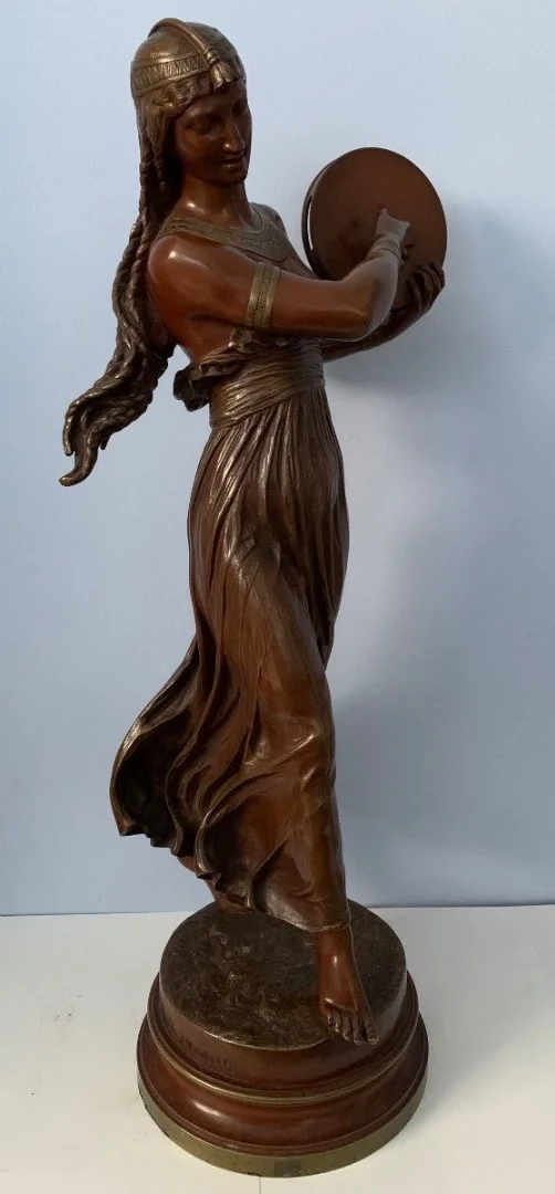 BRONZESTATUETTE signiert BOURGEOIS