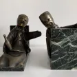 Guignol Et Gnafron , Serre Livres En Bronze