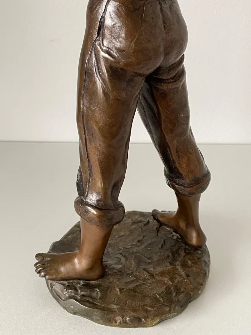 Buveur à La Gourde , Bronze Signé Bofill