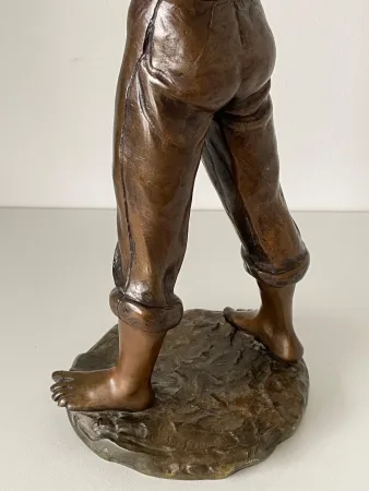 Buveur à La Gourde , Bronze Signé Bofill