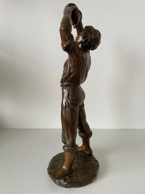 Buveur à La Gourde , Bronze Signé Bofill