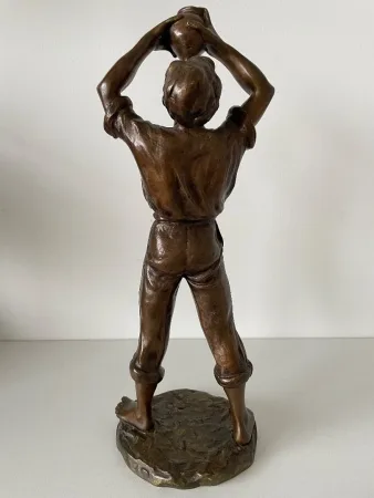 Buveur à La Gourde , Bronze Signé Bofill