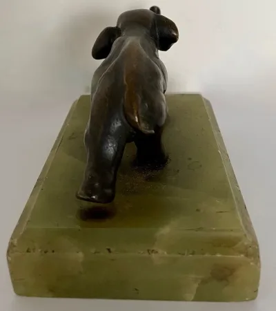 Petit Bronze Représentant Un éléphant