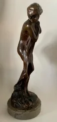 P ABADIE の署名入りブロンズ彫刻