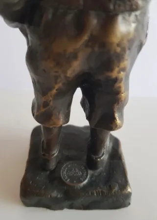 Le Petit Fumeur , Sujet En Bronze