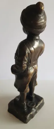 Le Petit Fumeur , Sujet En Bronze