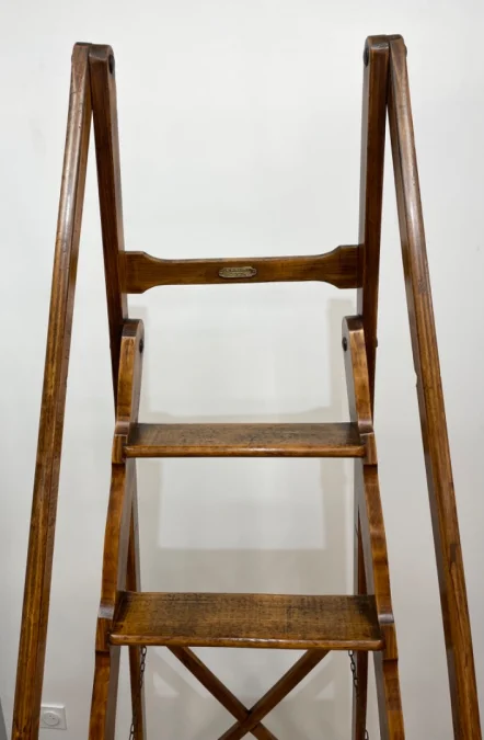 Escabeau De Bibliothèque Pliant