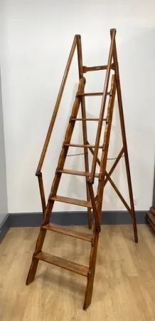 Escabeau De Bibliothèque Pliant