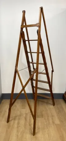 Escabeau De Bibliothèque Pliant