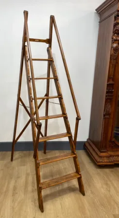 Escabeau De Bibliothèque Pliant
