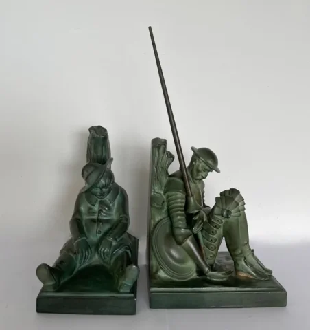 BOOKENDS signed SANCHO PANCHA JANLE