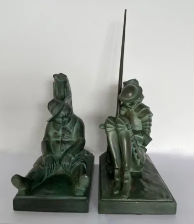 Don Quichotte Et Sancho Pancha , Serre Livres Signés Janle ( Max le Verrier )