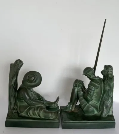 Don Quichotte Et Sancho Pancha , Serre Livres Signés Janle ( Max le Verrier )