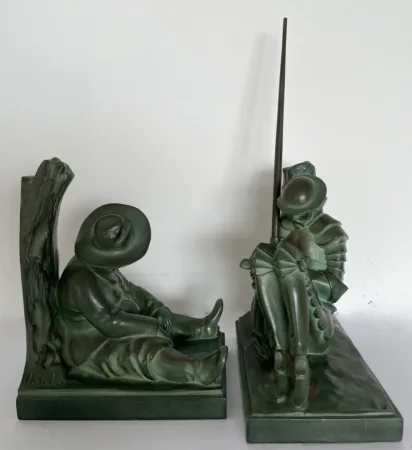 Don Quichotte Et Sancho Pancha , Serre Livres Signés Janle ( Max le Verrier )
