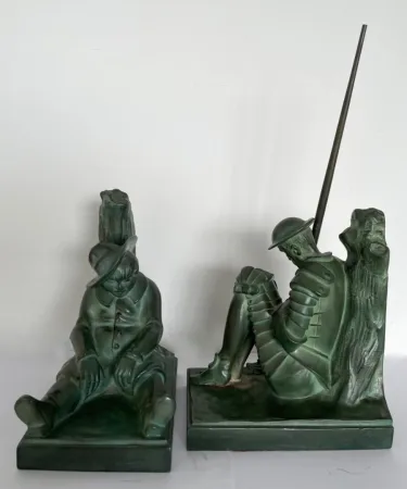 Don Quichotte Et Sancho Pancha , Serre Livres Signés Janle ( Max le Verrier )