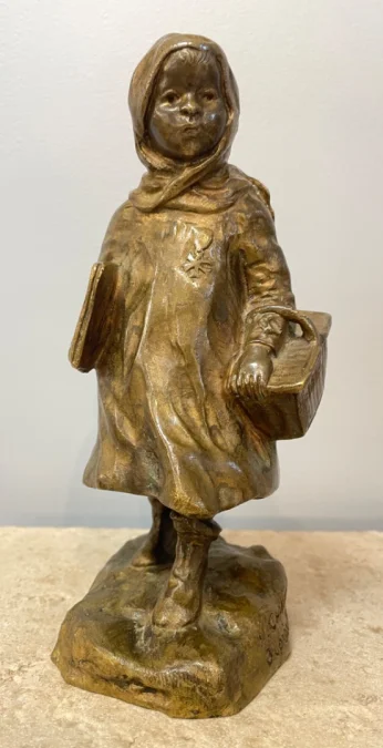Little Schoolgirl Lorraine , Bronze Subject