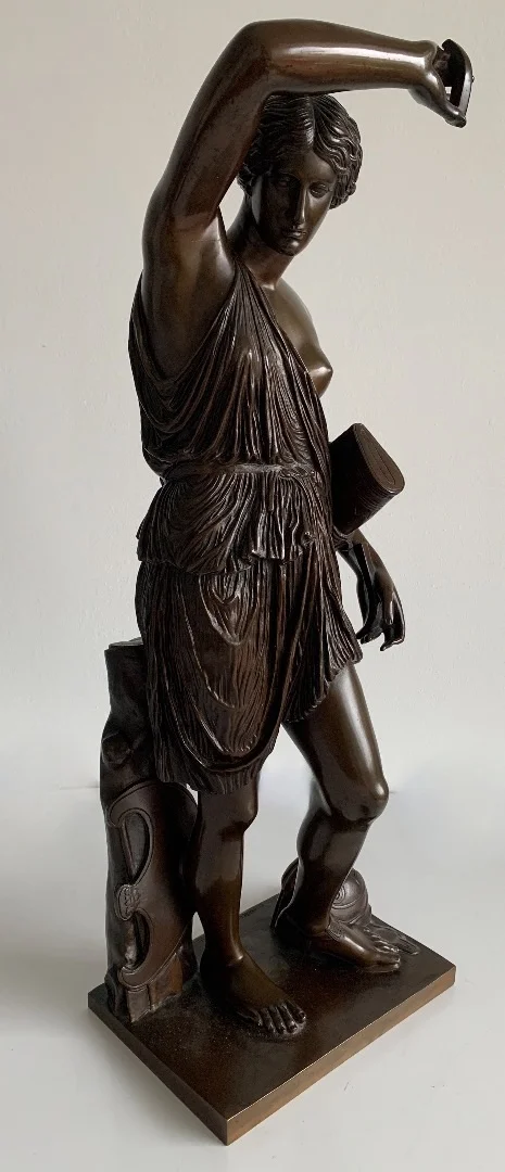 Amazone Blessée , sculpture En Bronze Fondeur Barbedienne