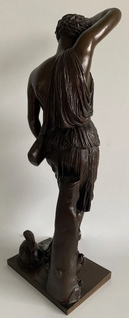 Amazone Blessée , sculpture En Bronze Fondeur Barbedienne