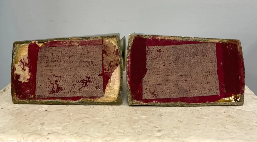 Bronze Bookends Signed Rischmann
