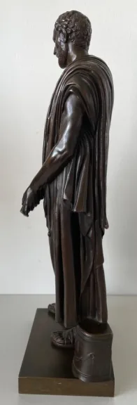 Démosthène , Sculpture En Bronze F Barbedienne Fondeur