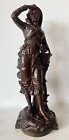 Bronze Représentant La Pêche Au Coquillage Signé Charles Anfrie
